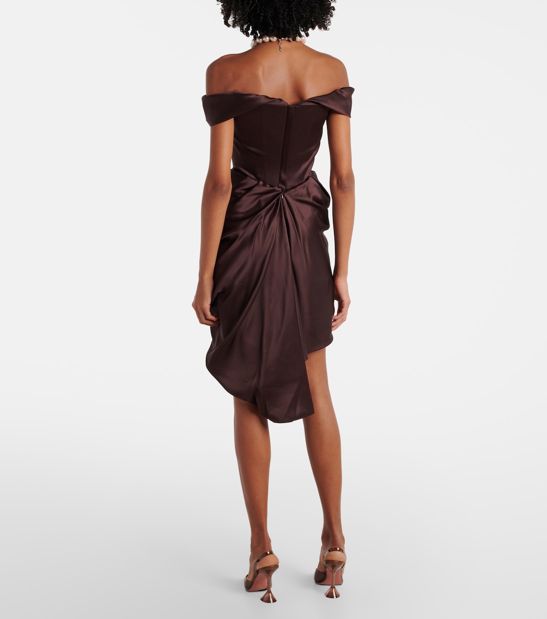 Vestido corto Nova Cora de satén | Vivienne Westwood
