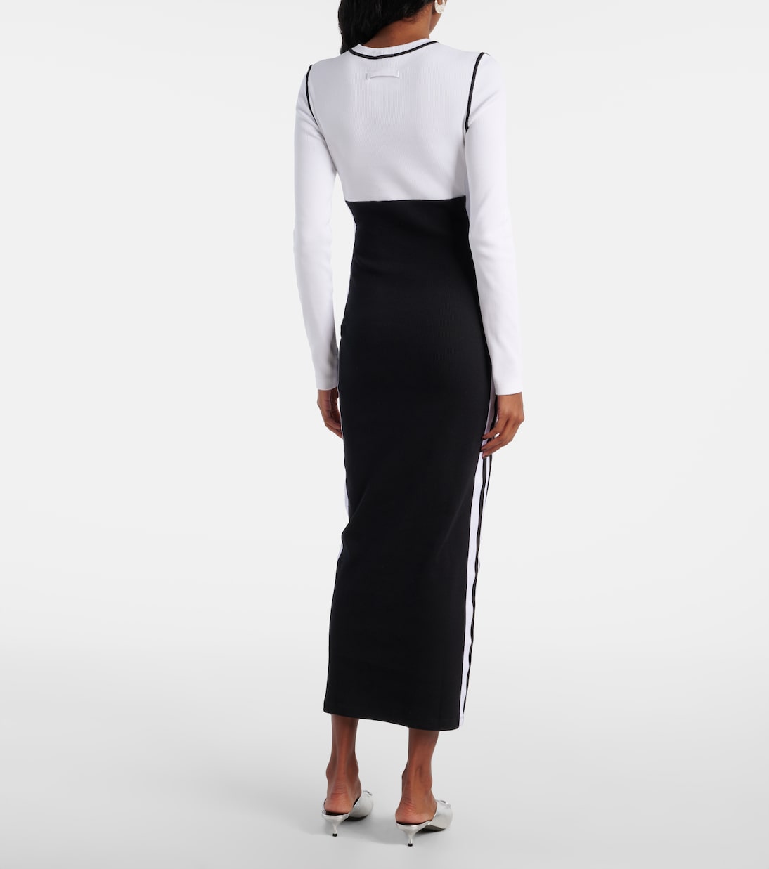 Abito lungo in jersey di misto cotone | Jean Paul Gaultier