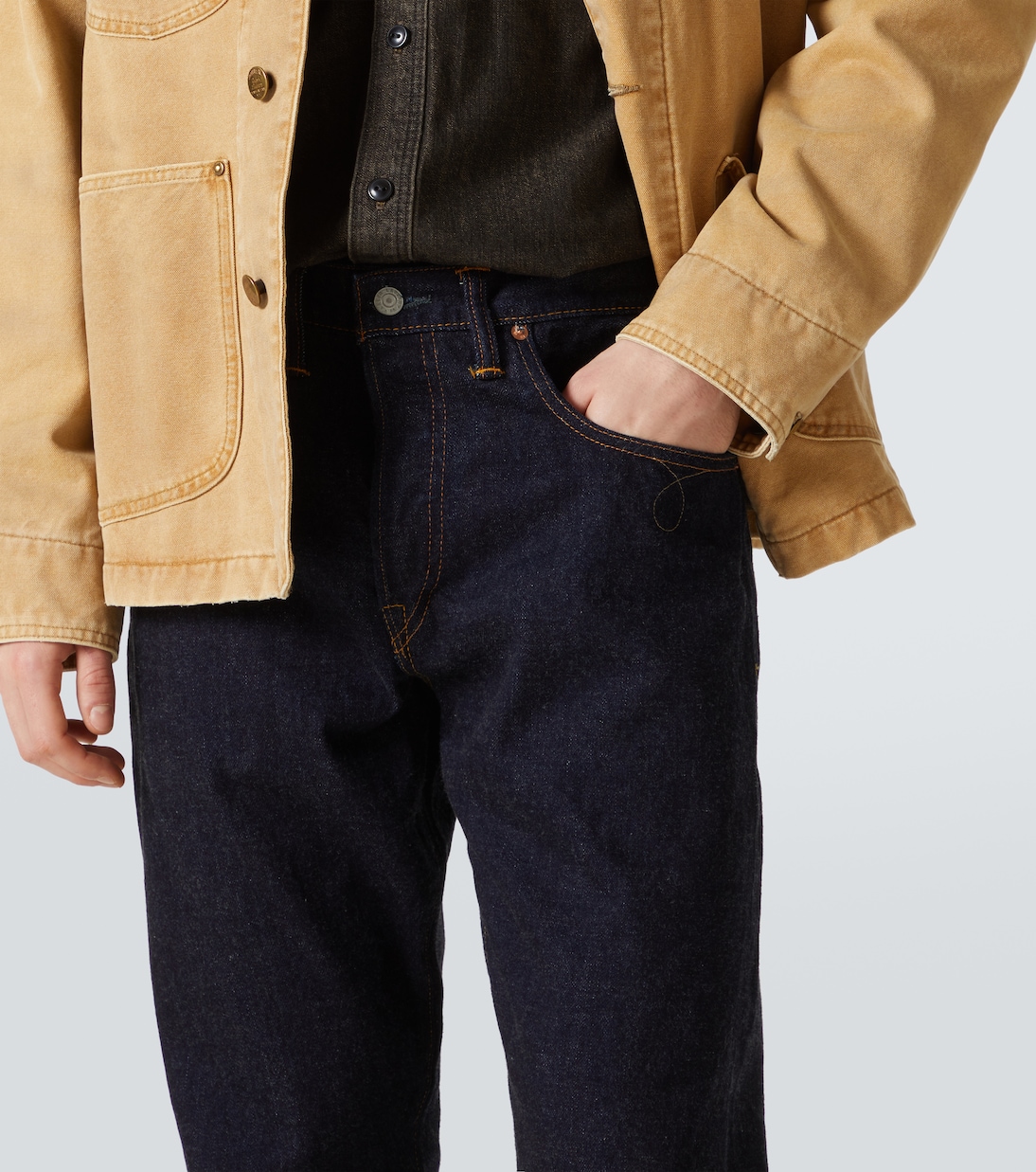 Jean bootcut à taille mi-haute | RRL