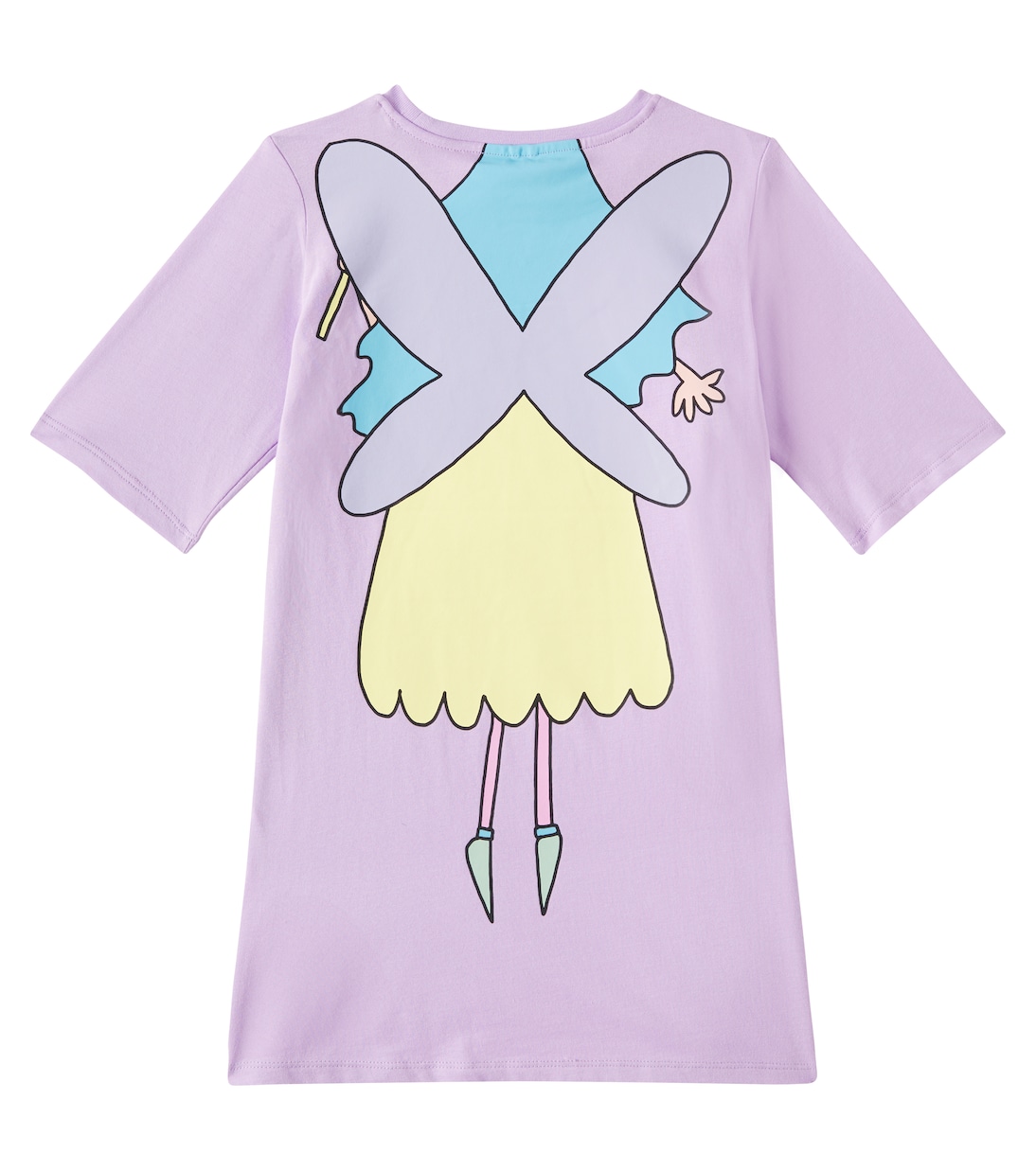 Abito in jersey di cotone con stampa | Stella McCartney Kids