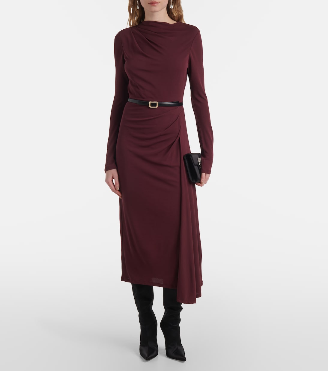 Midikleid aus Crêpe | Erdem