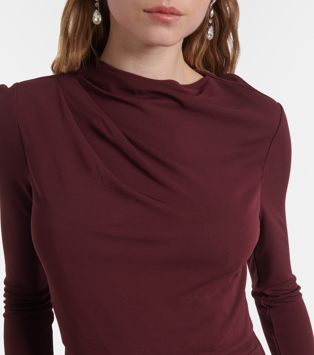 Midikleid aus Crêpe | Erdem