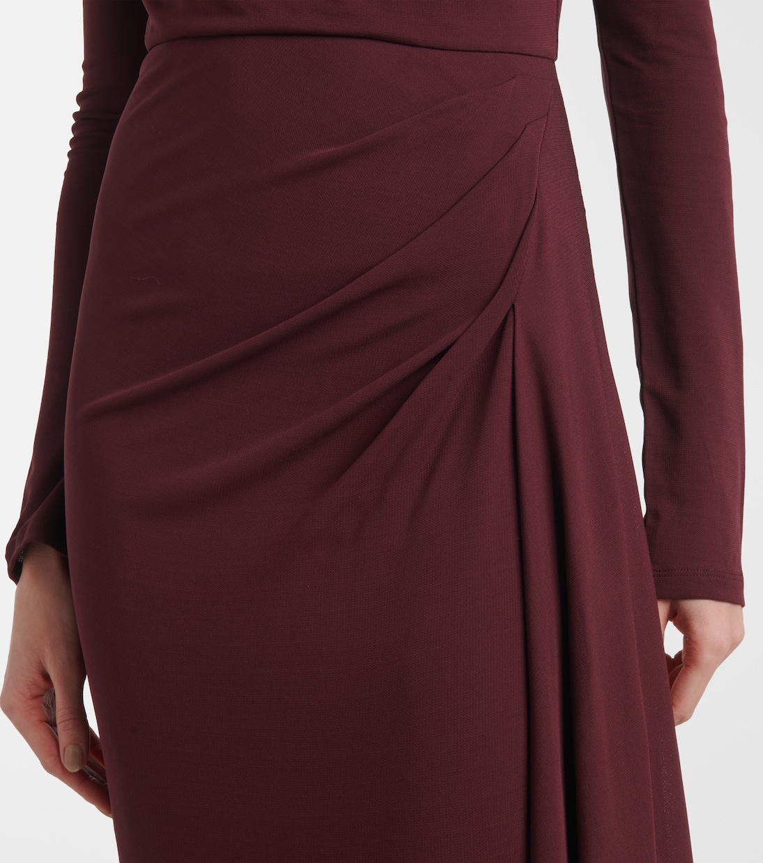Midikleid aus Crêpe | Erdem