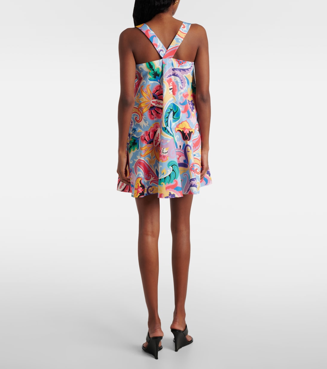 Bedrucktes Minikleid aus Baumwolle | Etro
