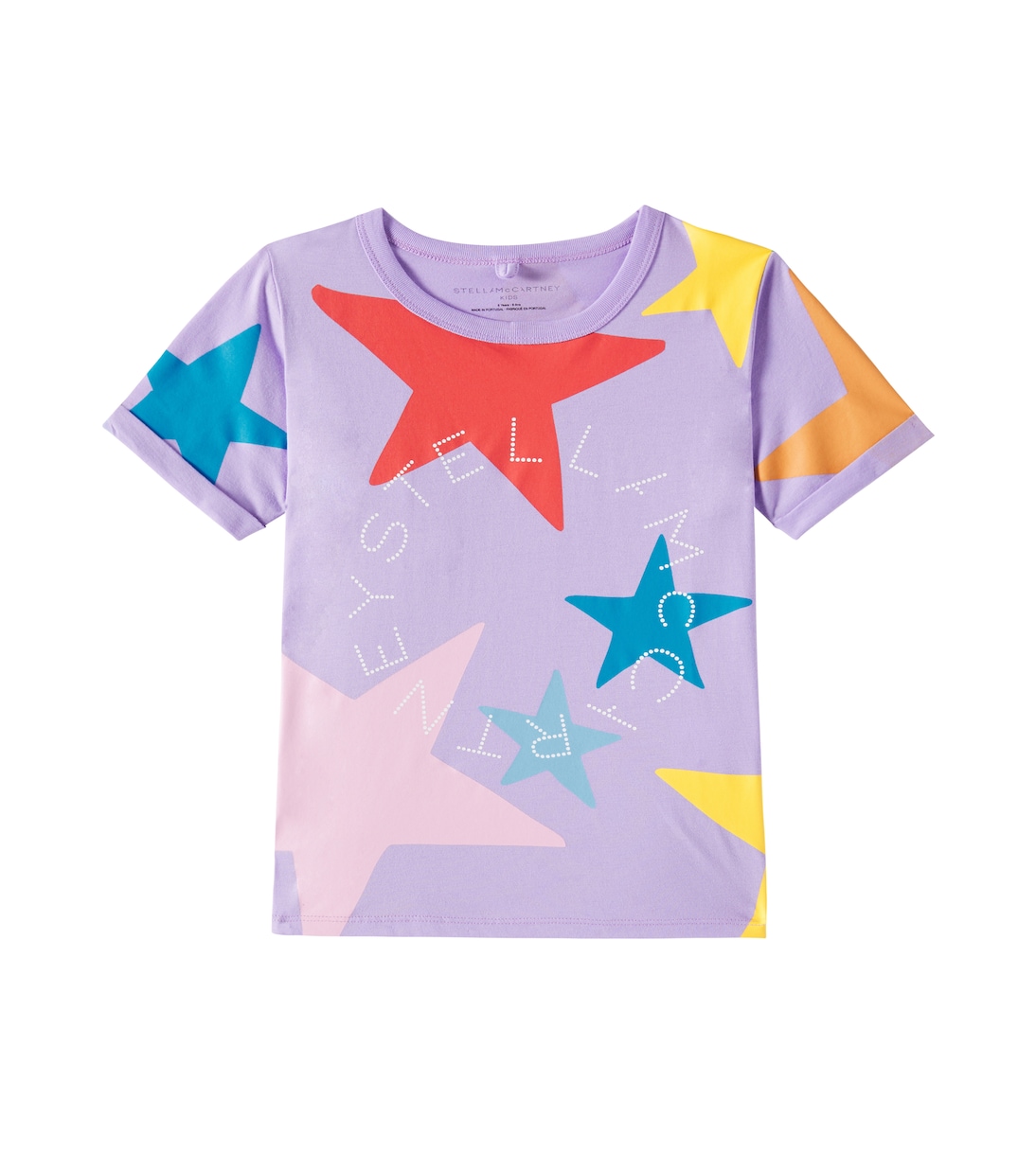 T-shirt in jersey di cotone con stampa | Stella McCartney Kids