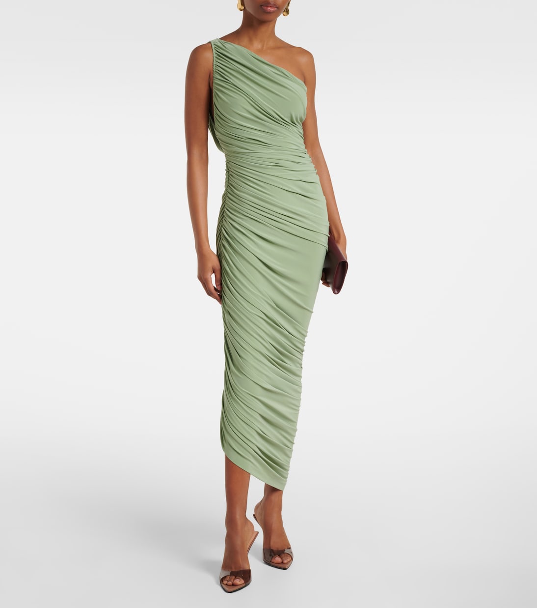 One-Shoulder-Maxikleid Diana aus Jersey | Norma Kamali