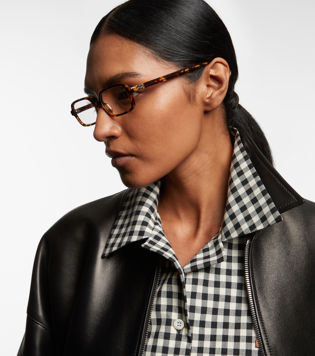 Rectangular glasses | Miu Miu