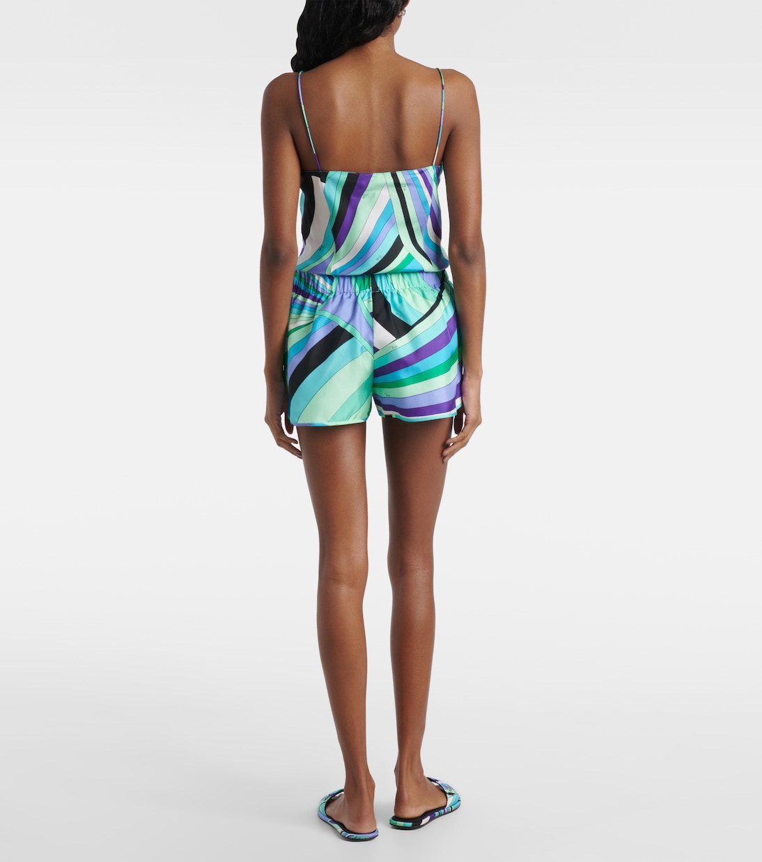 Iride silk shorts | Pucci