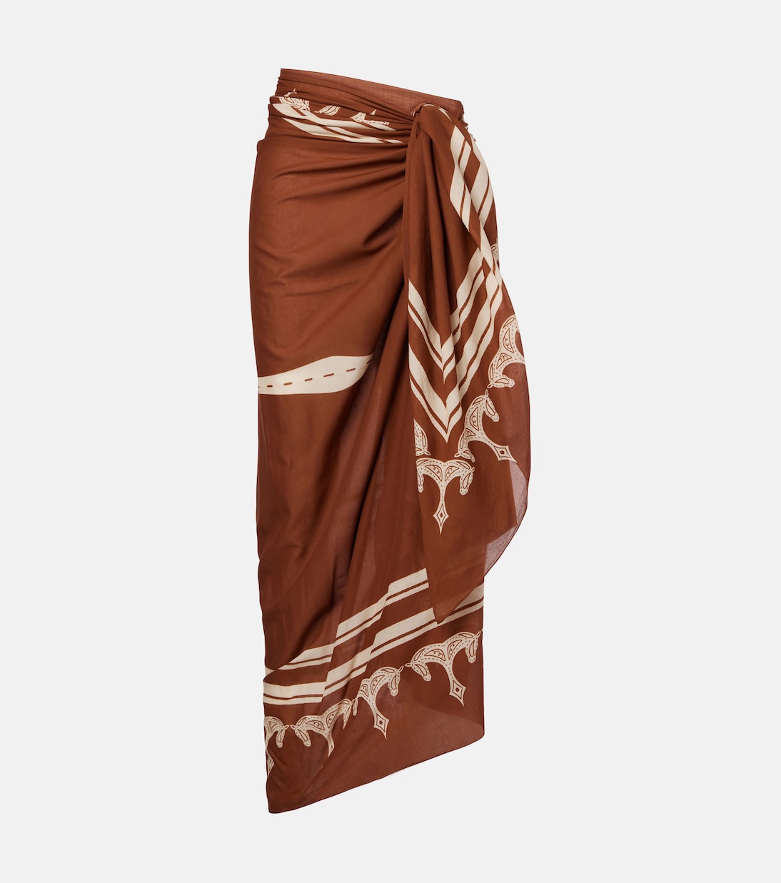Cotton printed beach cover-up | Johanna Ortiz