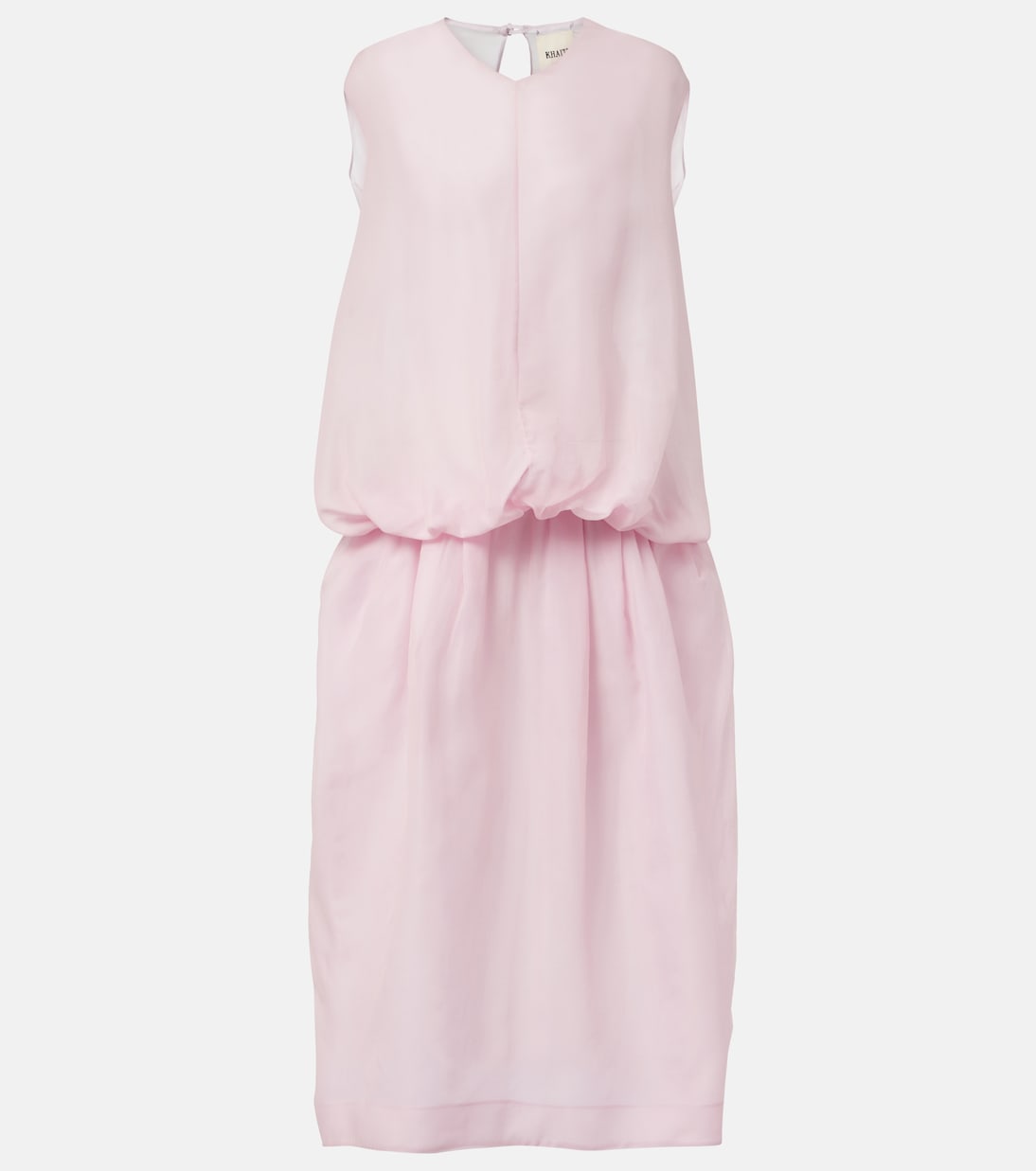 Vestido midi Noah de organza de seda | Khaite