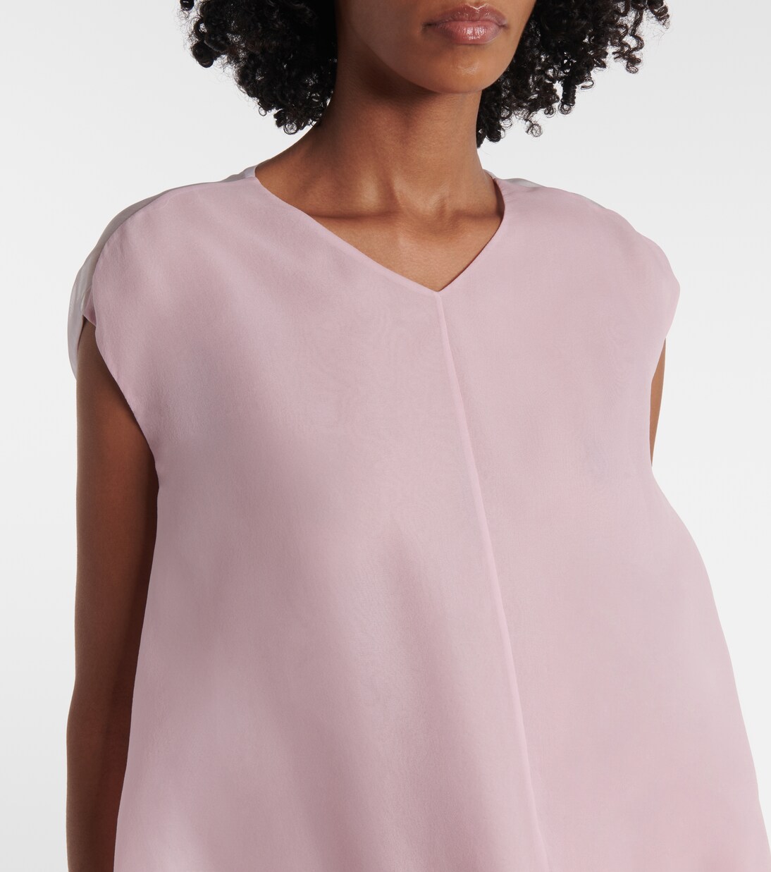 Vestido midi Noah de organza de seda | Khaite