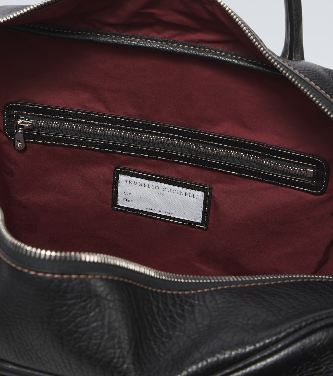 Leather duffel bag  | Brunello Cucinelli