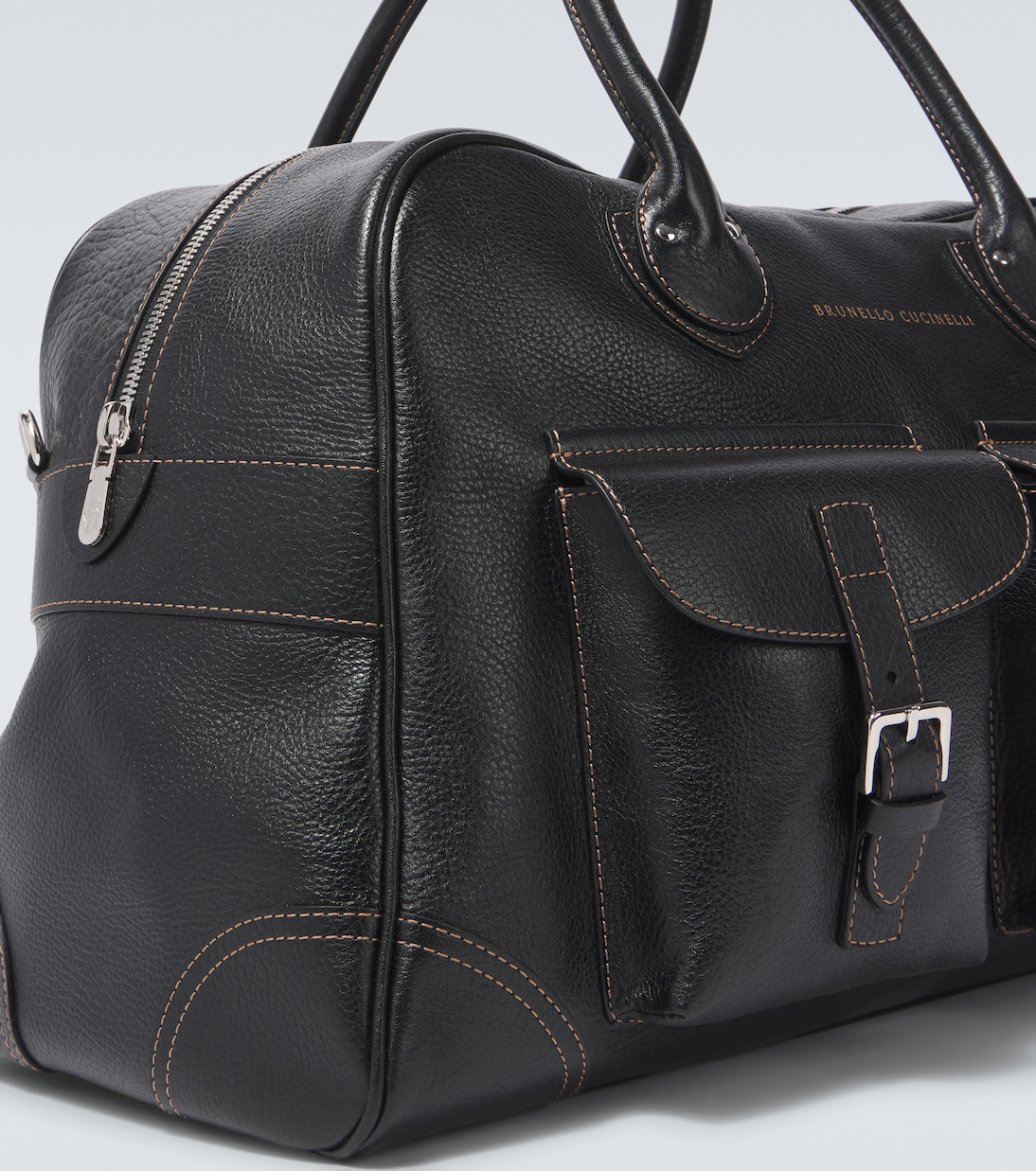Leather duffel bag  | Brunello Cucinelli