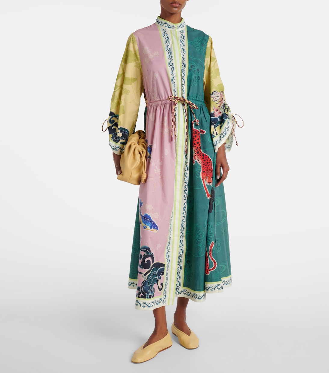 Rochester printed cotton shirt dress | Alémais