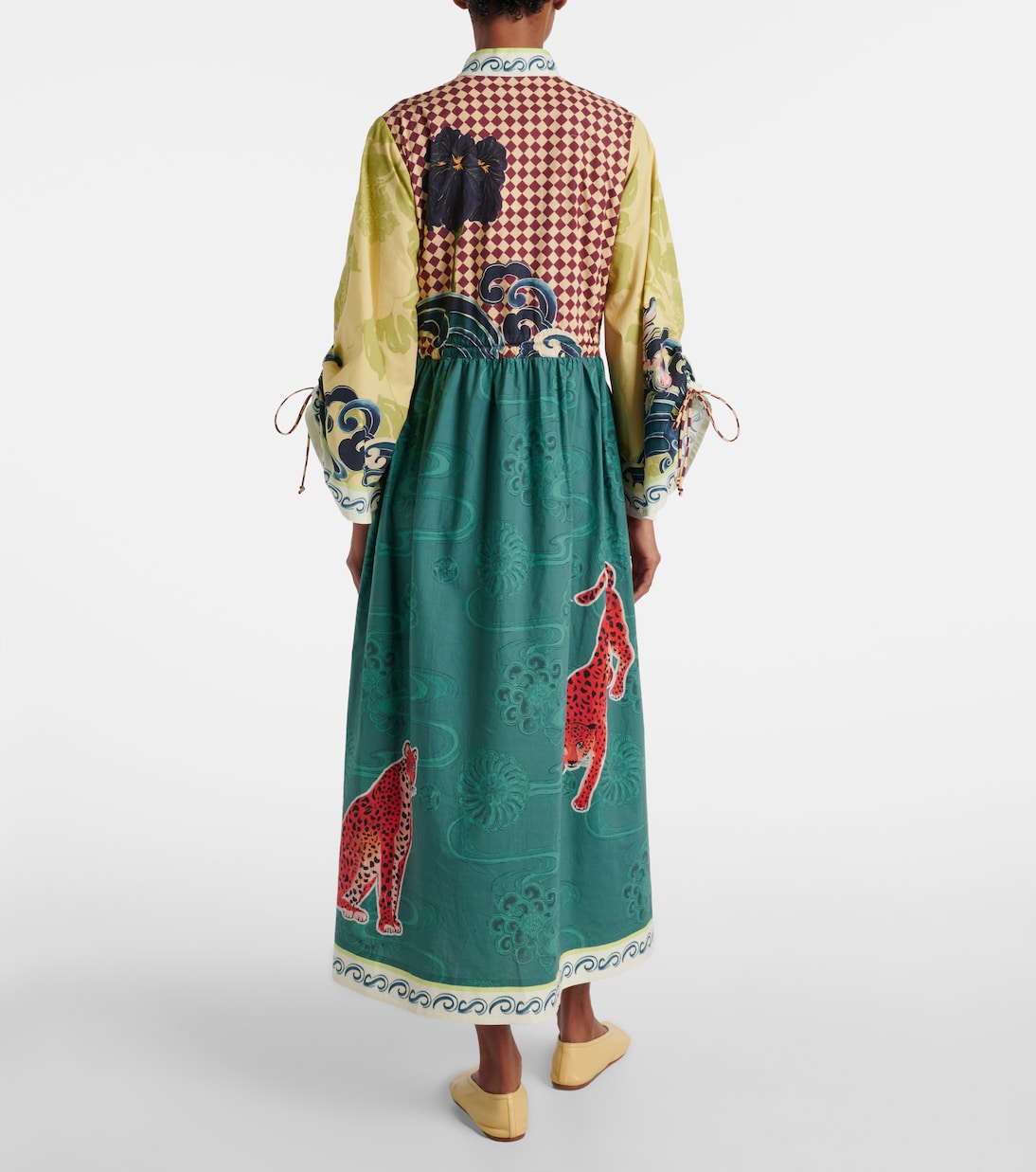 Rochester printed cotton shirt dress | Alémais