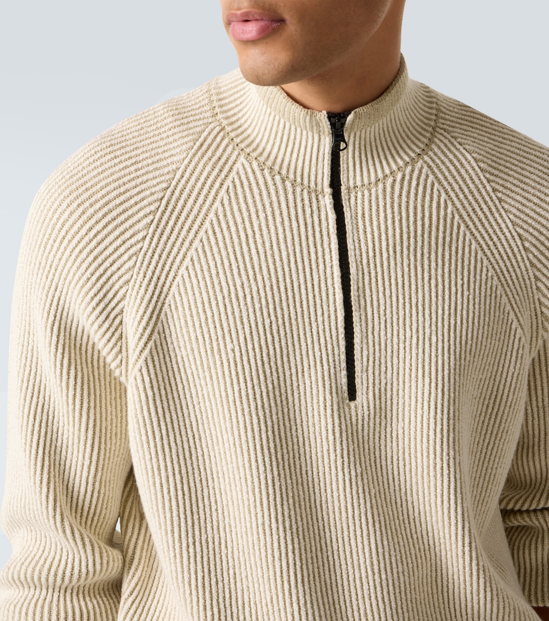 Compass wool and cotton-blend sweater | Stone Island