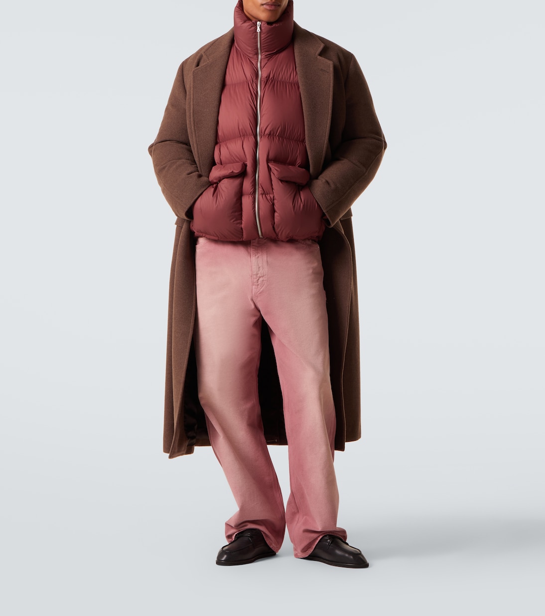 Faded wide-leg jeans | Auralee