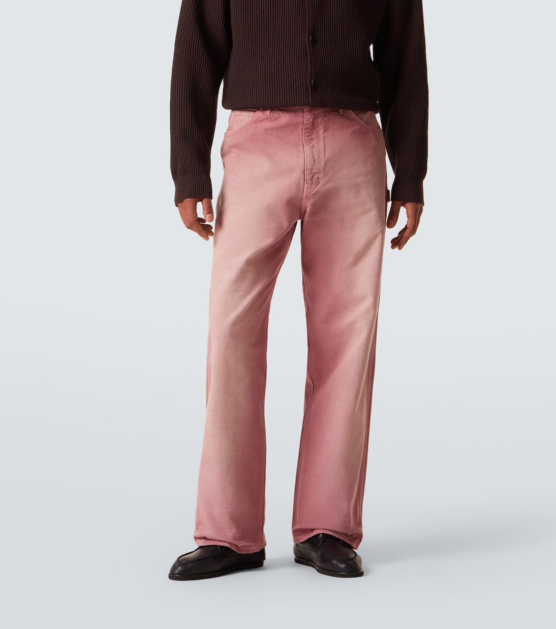 Faded wide-leg jeans | Auralee