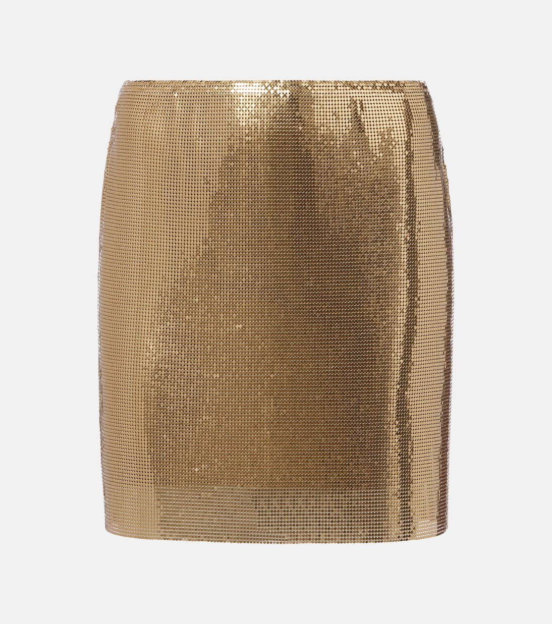 Metallic mesh miniskirt | Versace