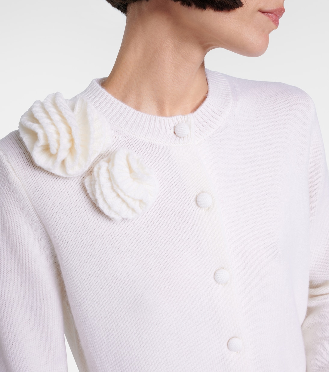 Cardigan in lana e cashmere | Jardin des Orangers
