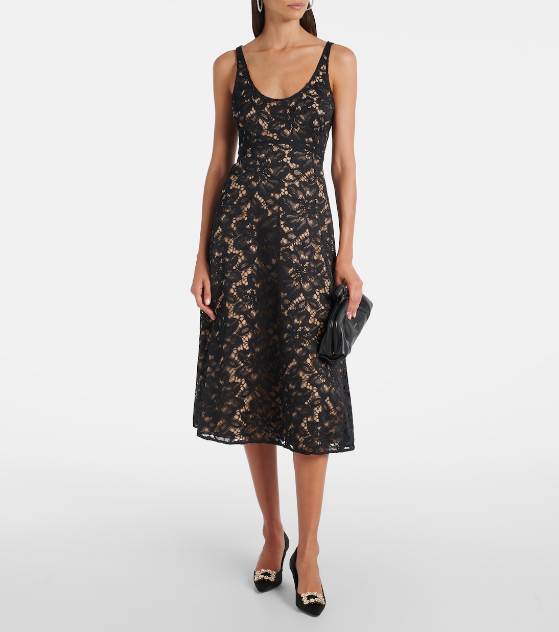 Abito midi Lacy Dream in pizzo | Dorothee Schumacher