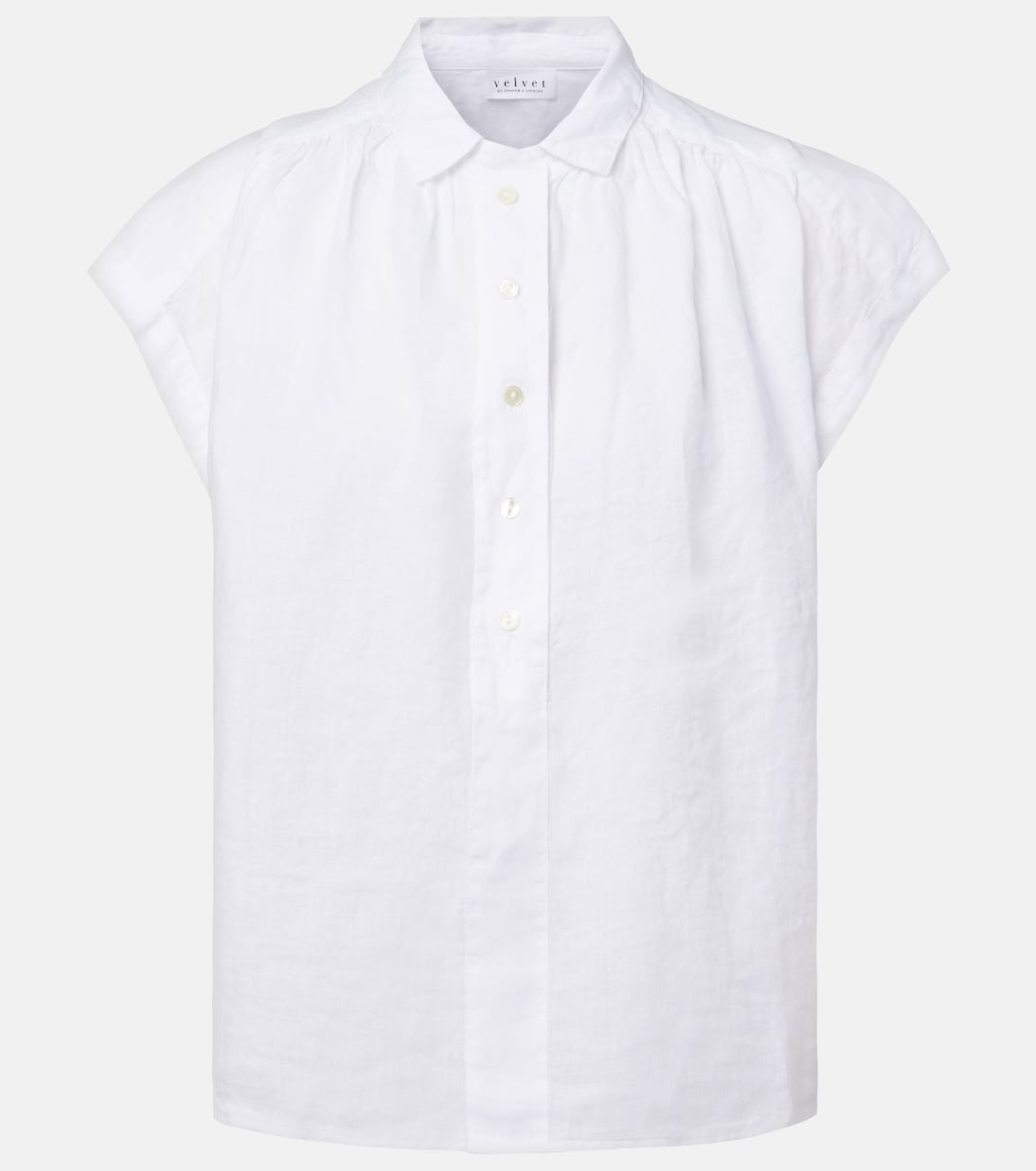 Top Elowen in lino | Velvet
