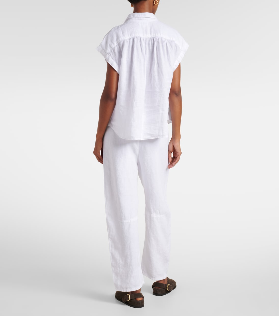 Top Elowen in lino | Velvet