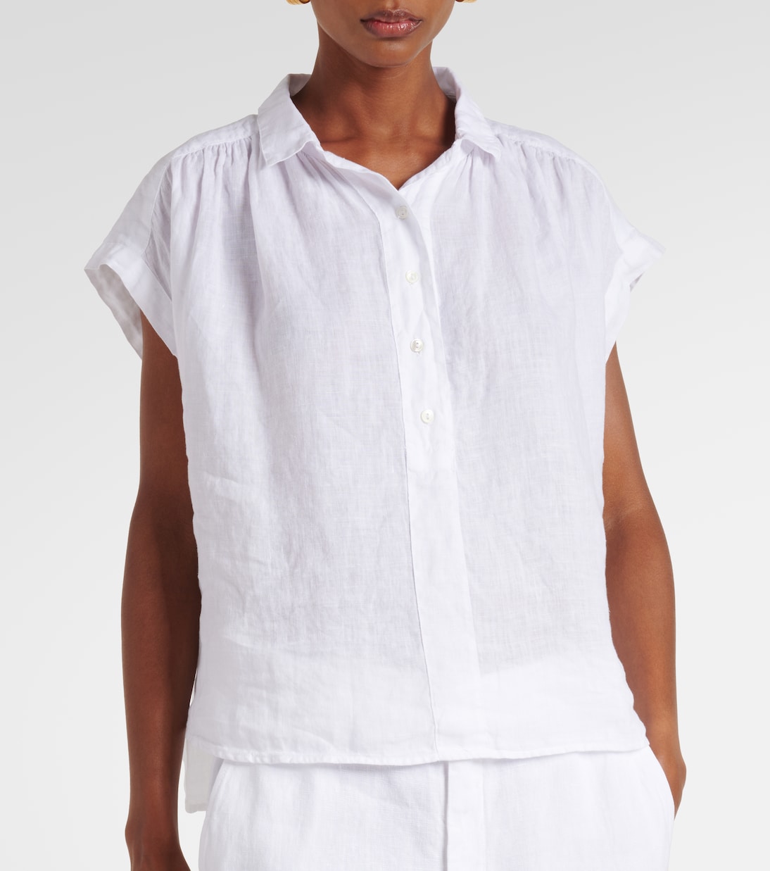 Top Elowen in lino | Velvet