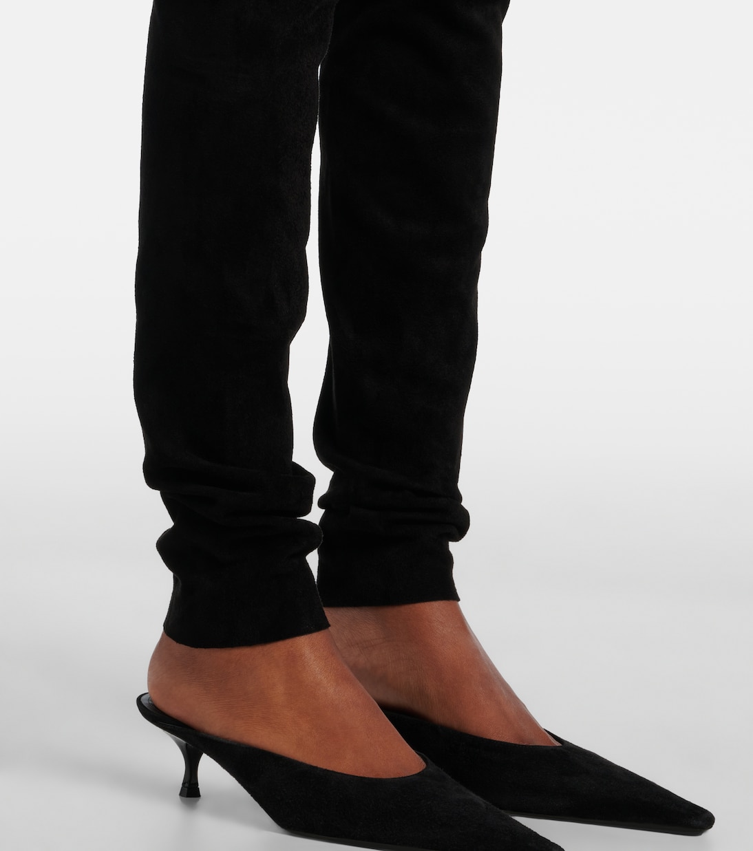 Leggings Carolyn de ante de tiro medio | Stouls
