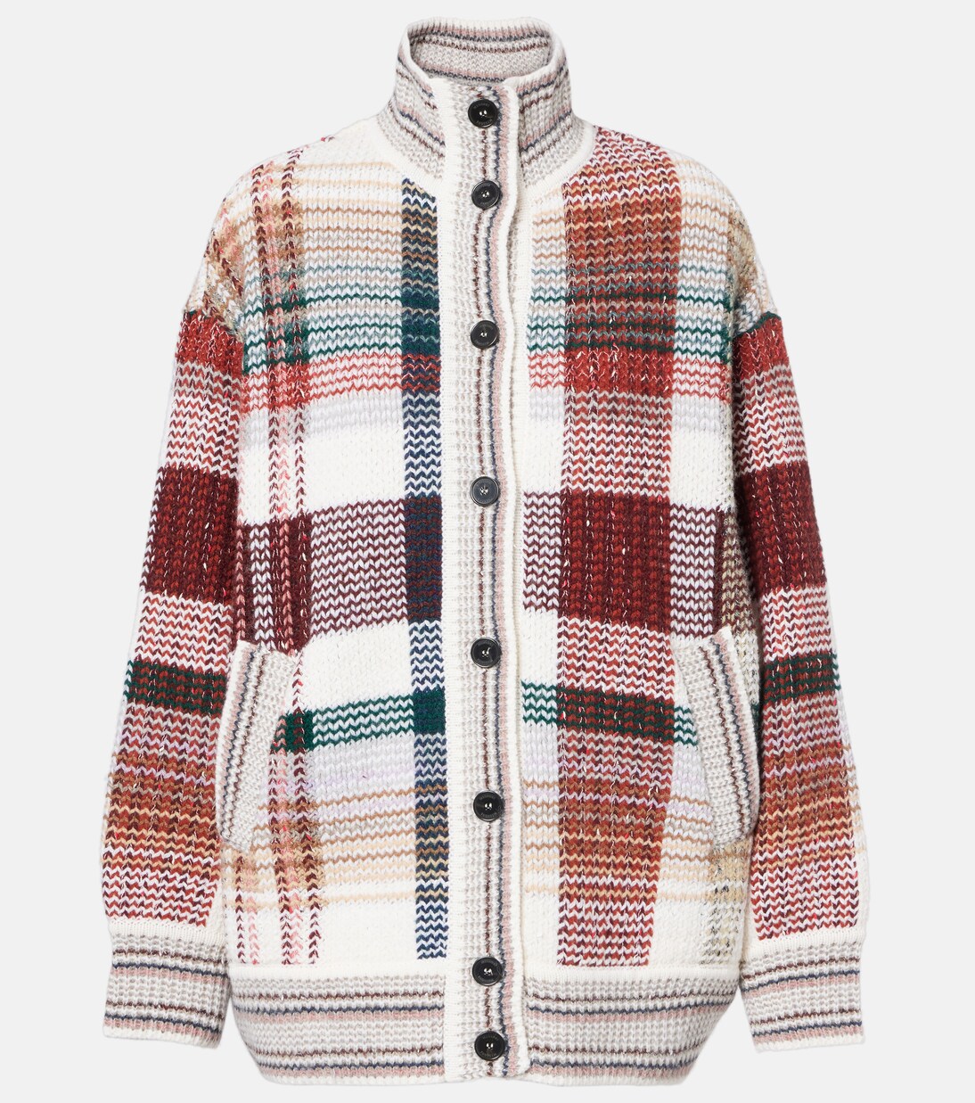Zigzag wool, cotton, and alpaca cardigan | Missoni