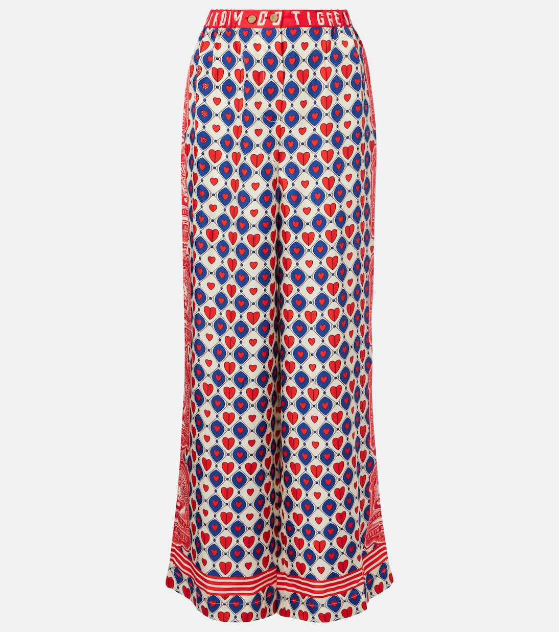 Pantaloni Rise & Roar in seta | Camilla