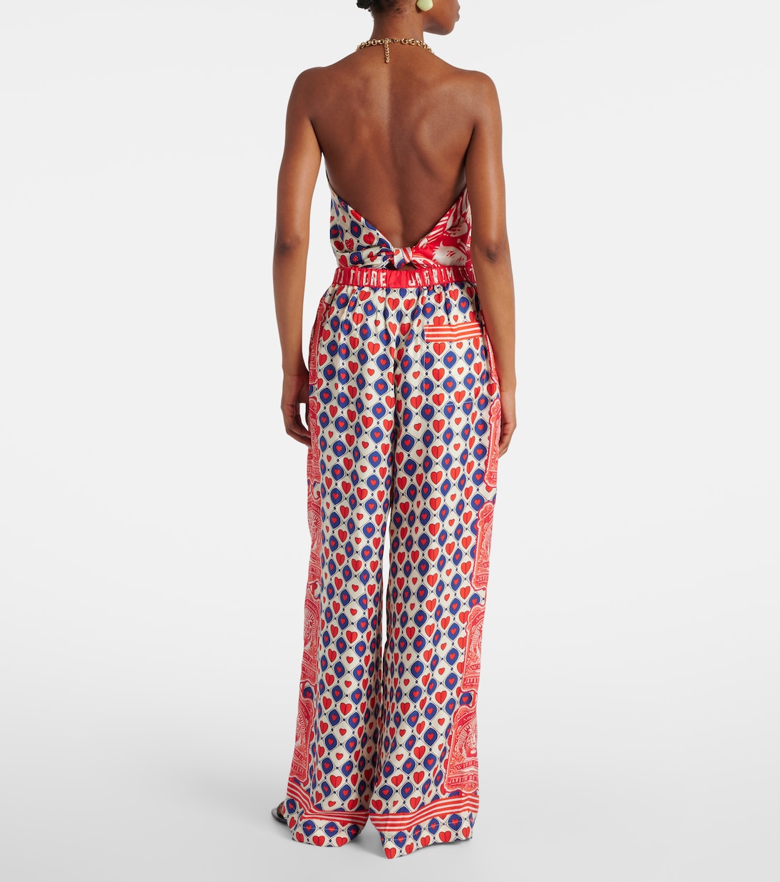 Pantaloni Rise & Roar in seta | Camilla