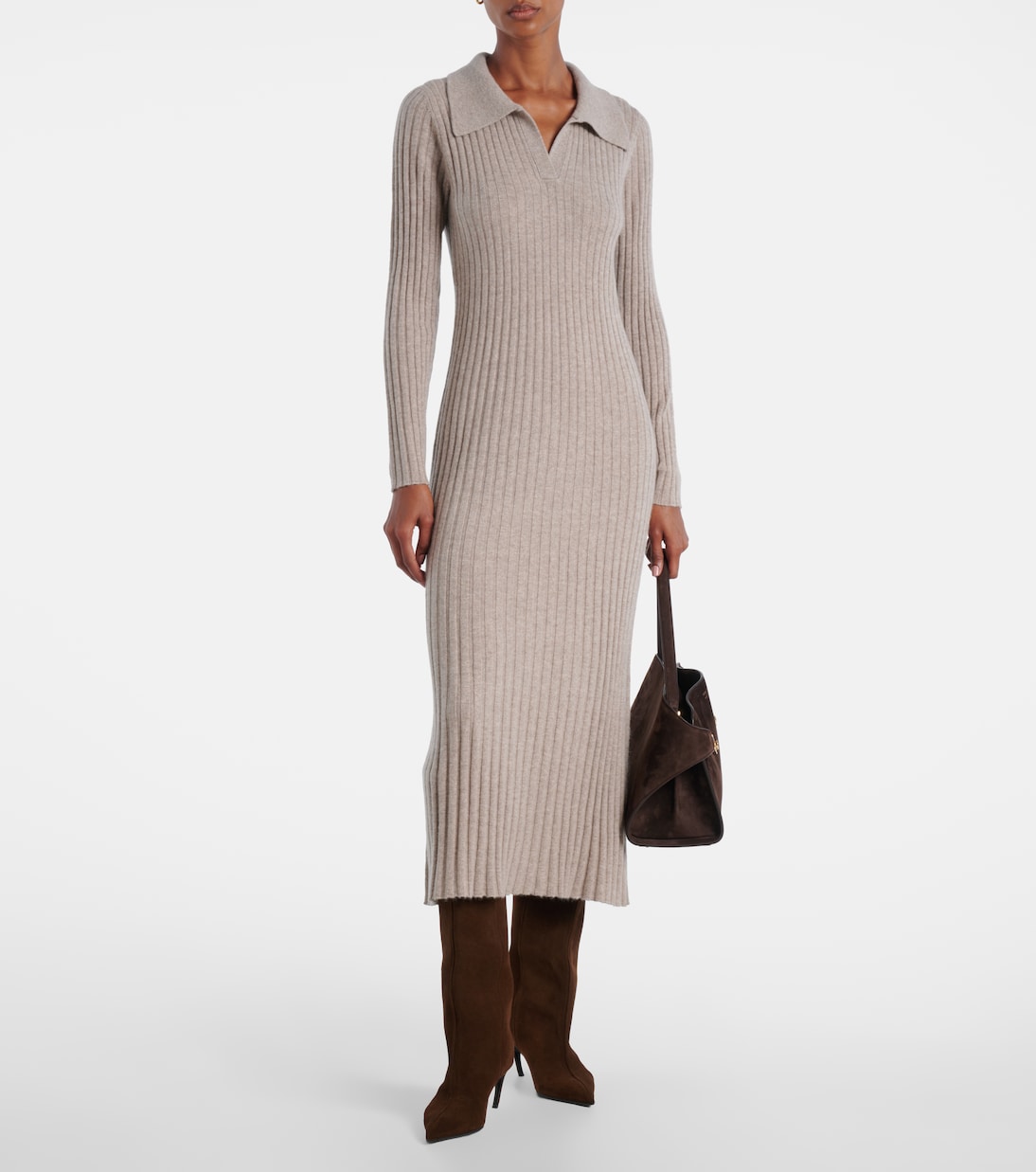 Robe polo en cachemire | Jardin des Orangers