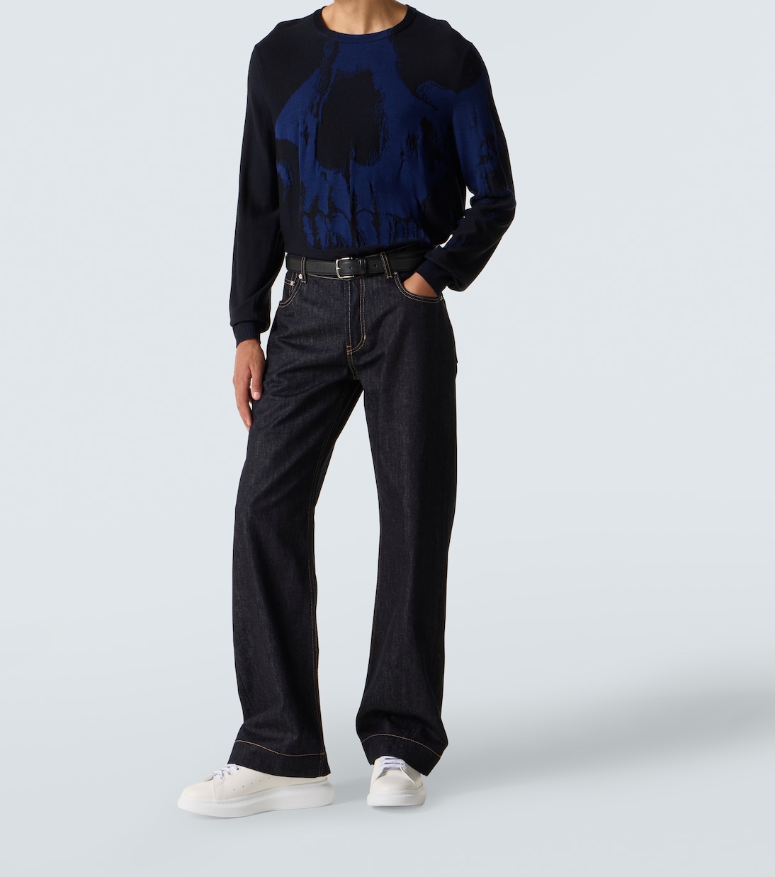 Zapatillas oversized de piel | McQueen
