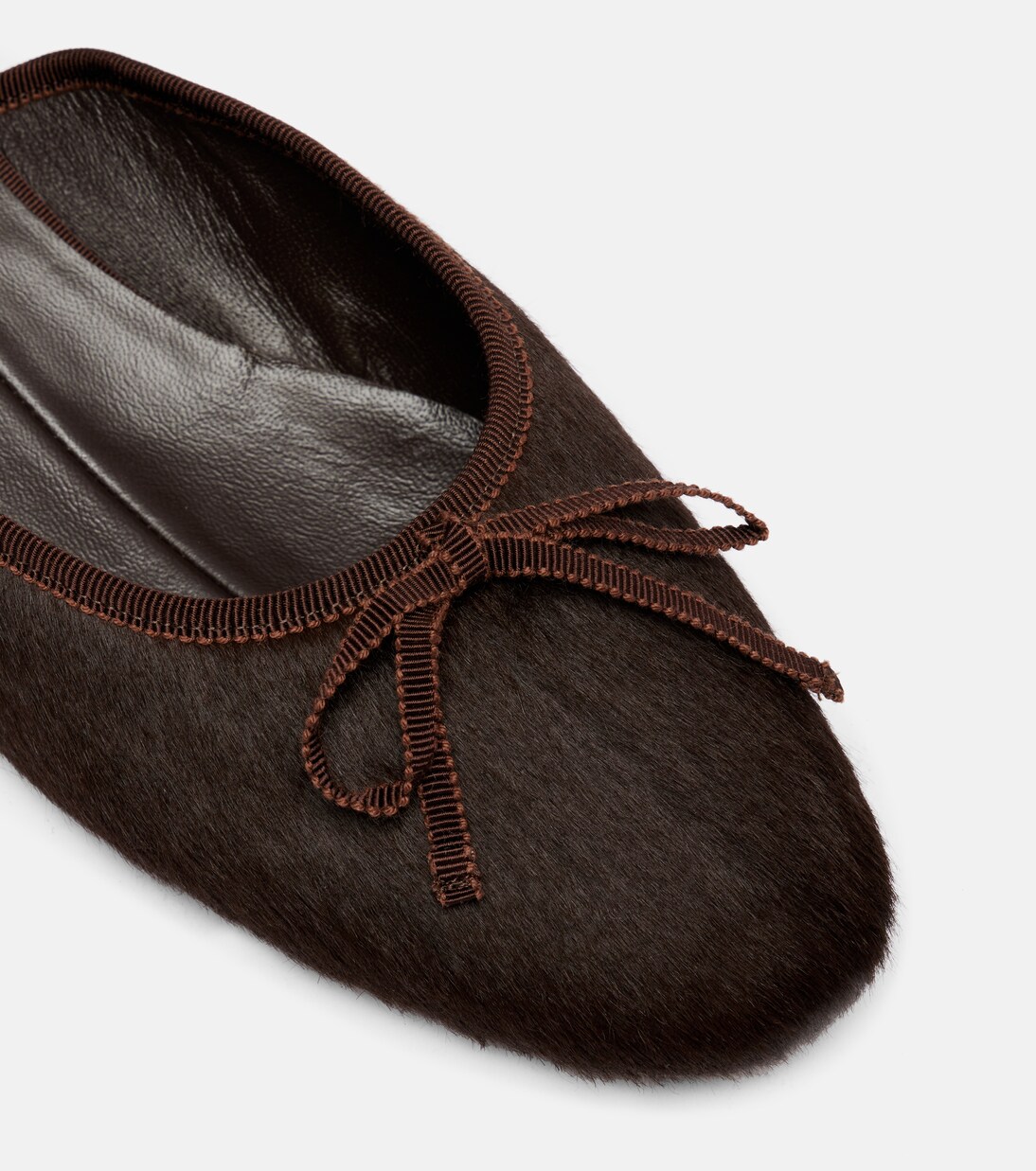 24/7 calf hair d'Orsay ballet flats | Herbert Levine