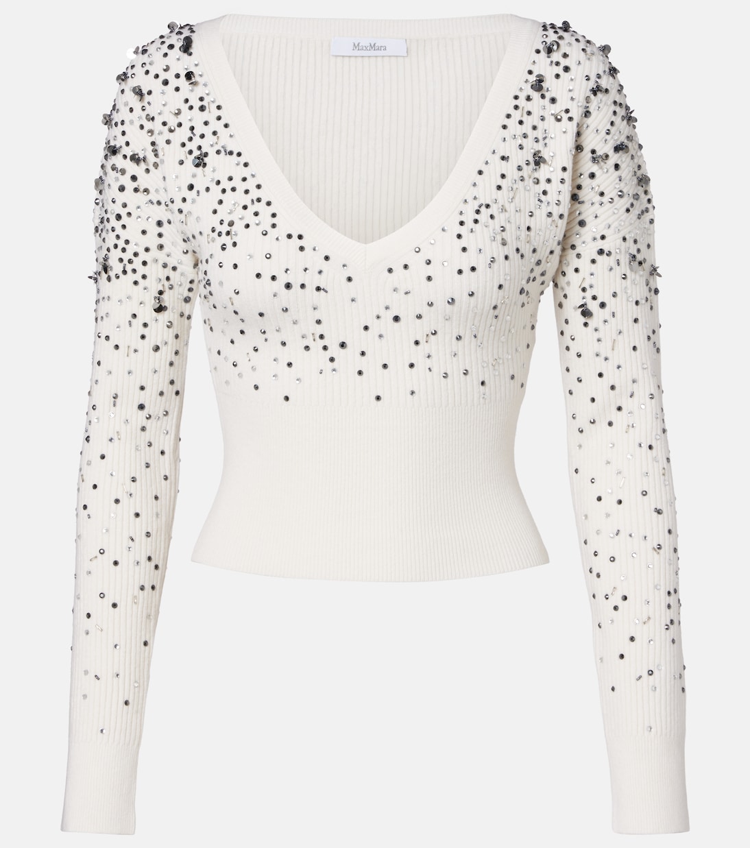 Gang embellished wool-blend sweater | Max Mara
