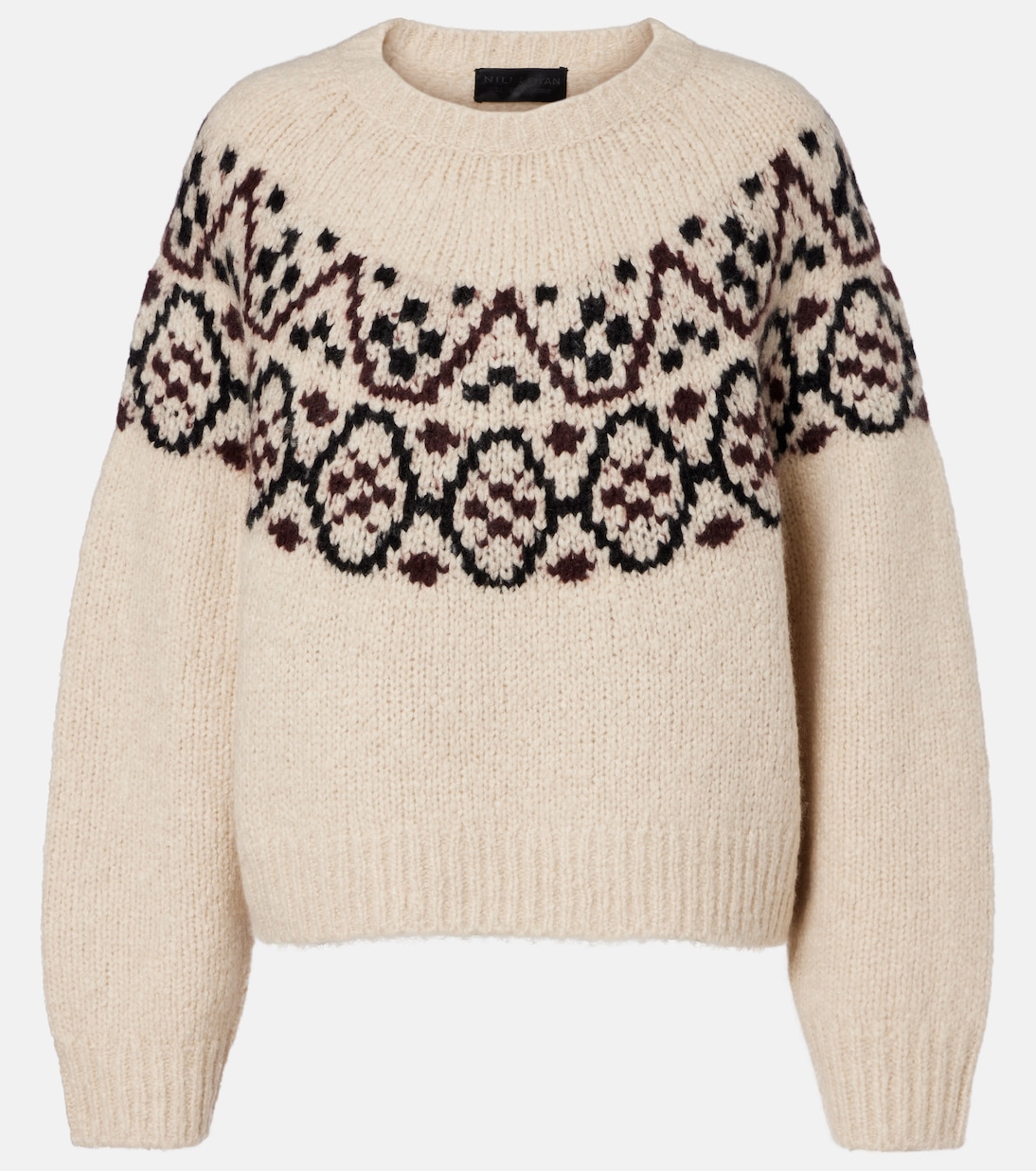 Chrissy Fair Isle jacquard sweater | Nili Lotan