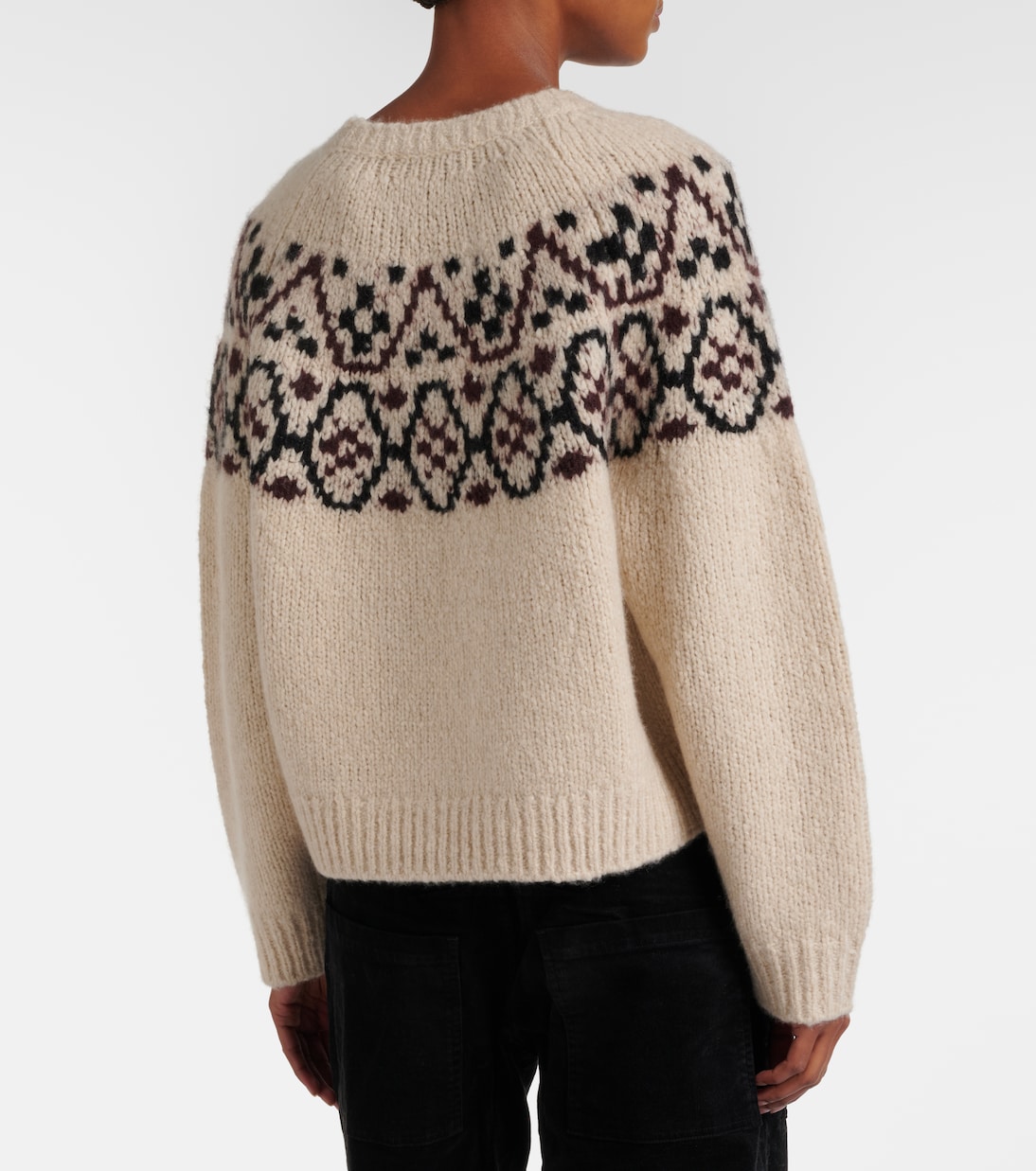 Chrissy Fair Isle jacquard sweater | Nili Lotan