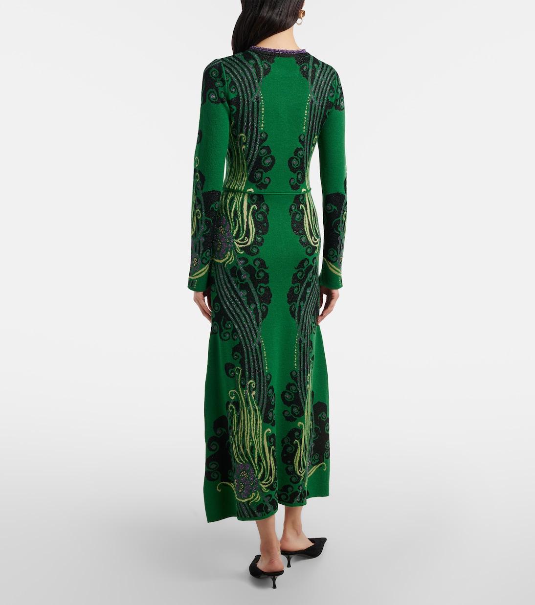 Midikleid Bee aus Jacquard | La DoubleJ