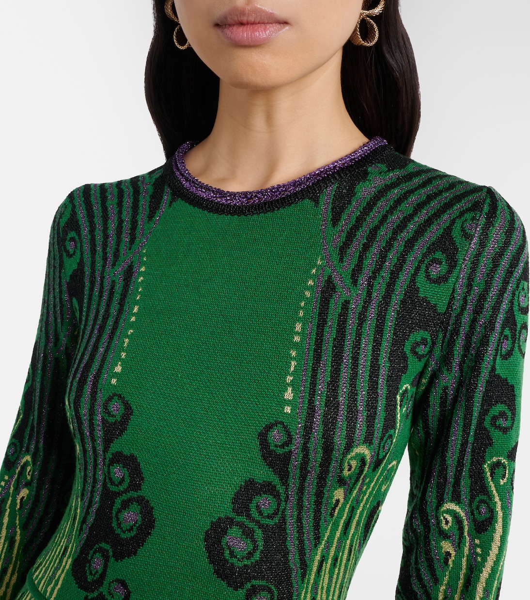 Midikleid Bee aus Jacquard | La DoubleJ