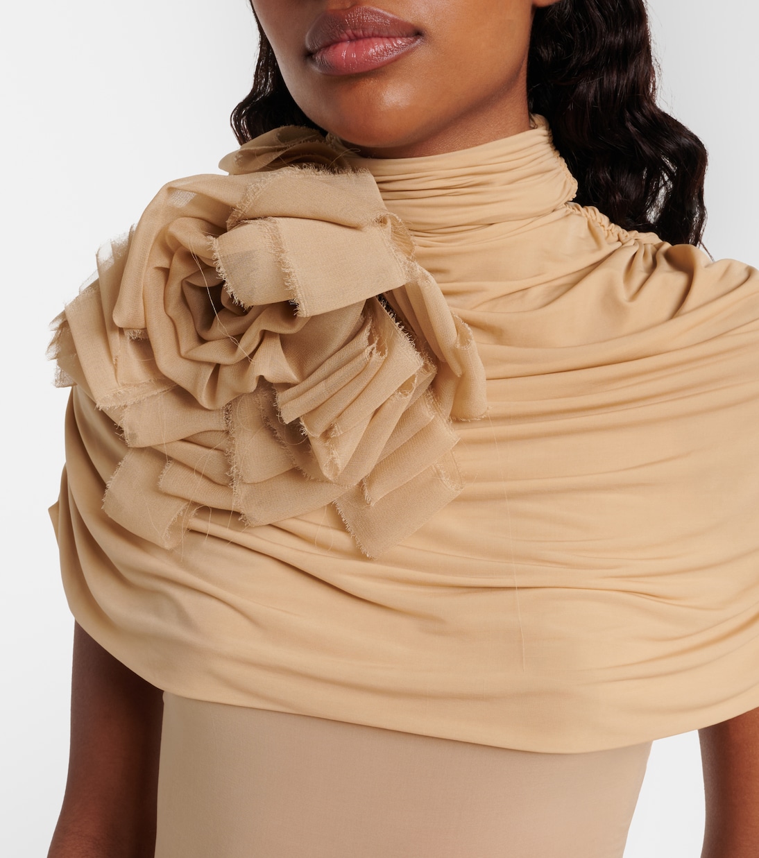 Body in jersey con applicazioni floreali | Magda Butrym