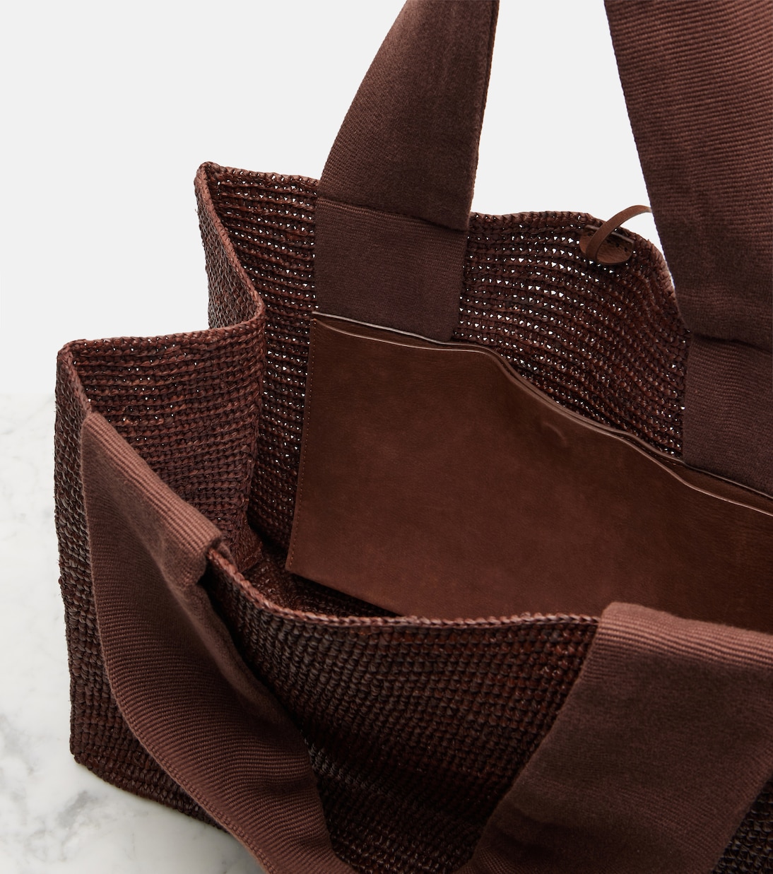 Loretta raffia tote bag | The Row