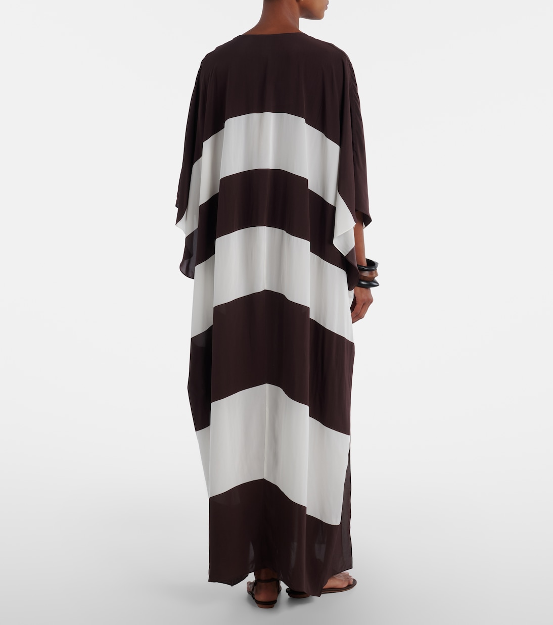 Striped kaftan | Adriana Degreas