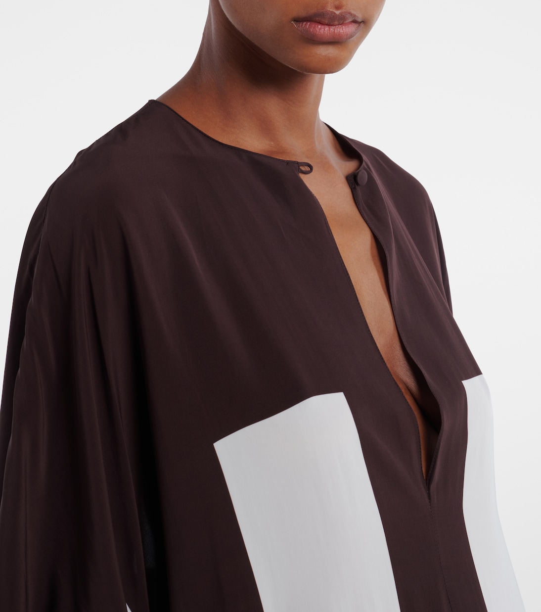 Striped kaftan | Adriana Degreas