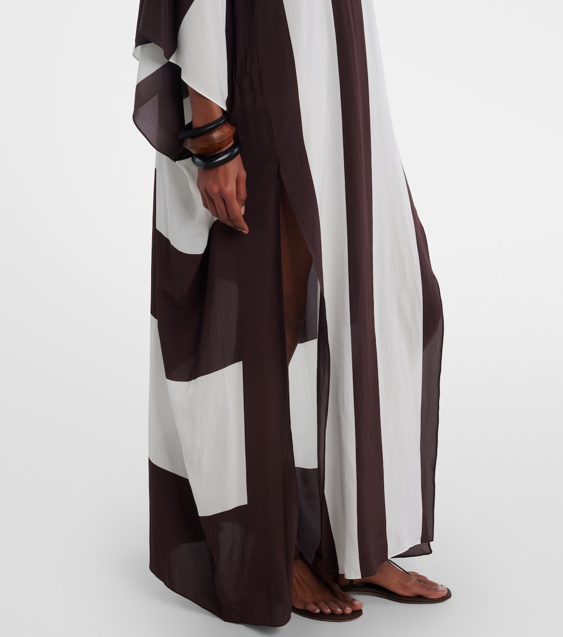 Striped kaftan | Adriana Degreas