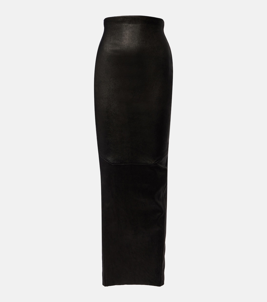 Maxirock Dirt Pillar aus Leder  | Rick Owens