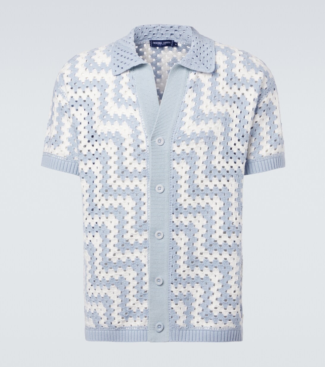 Cardigan Pinto en crochet de coton | Frescobol Carioca