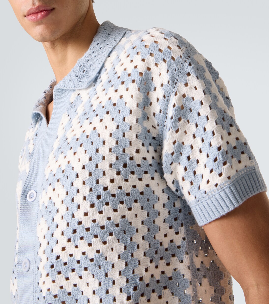 Cardigan Pinto en crochet de coton | Frescobol Carioca