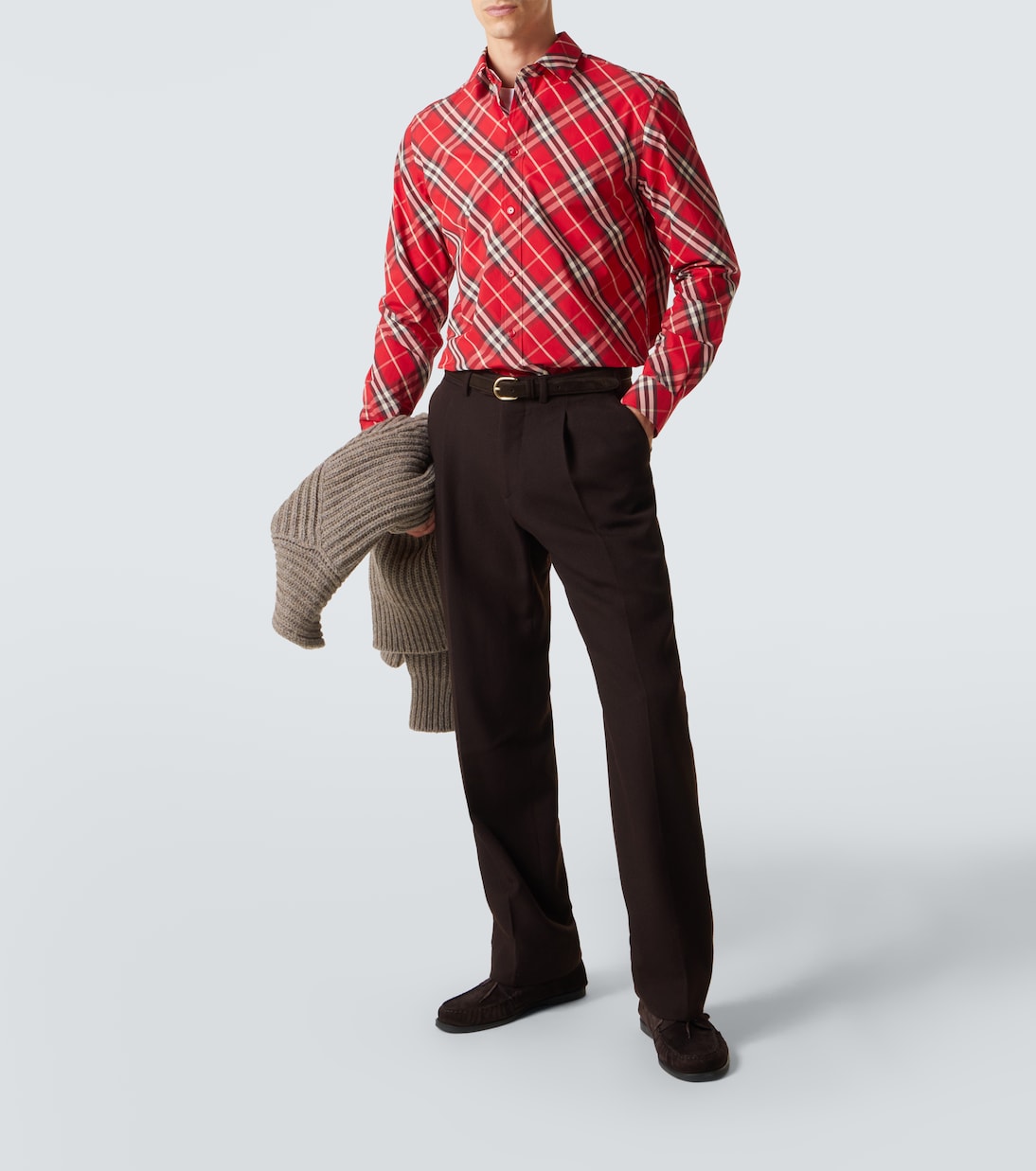 Checked cotton shirt | Burberry