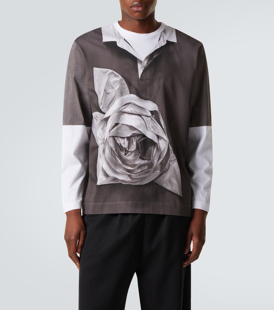Printed cotton jersey T-shirt | Simone Rocha